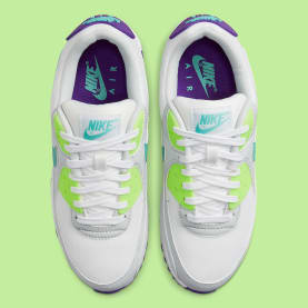 Nike Air Max 90 White Volt Foto 4