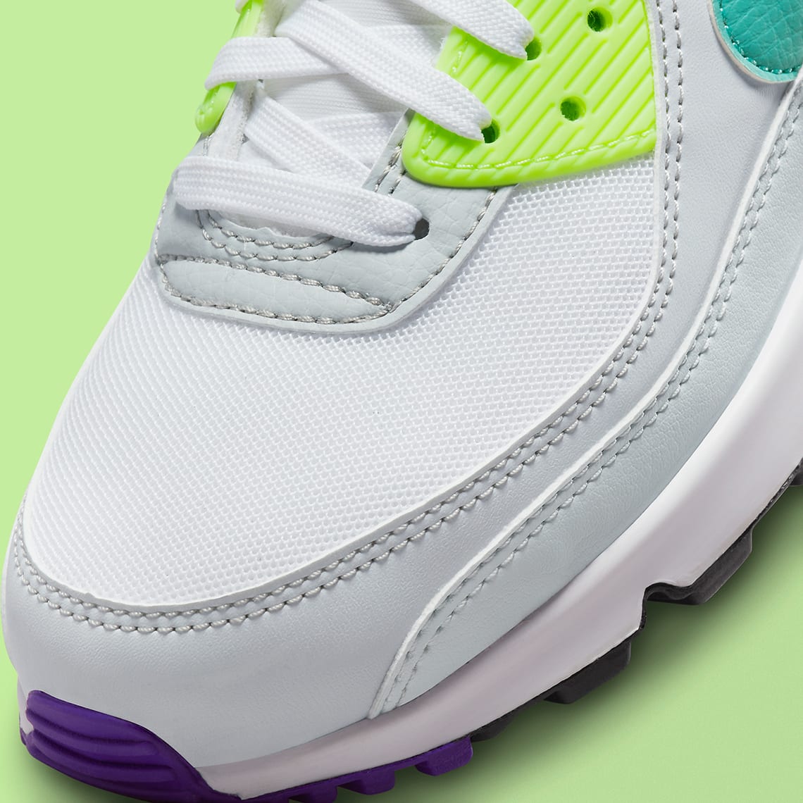 Witte leren nike online air max