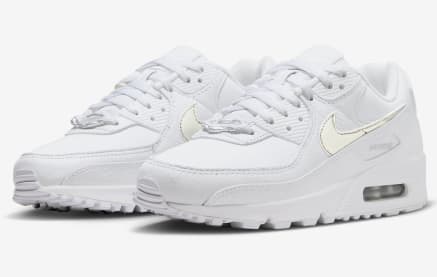 Nike air max 90 wit dames sales