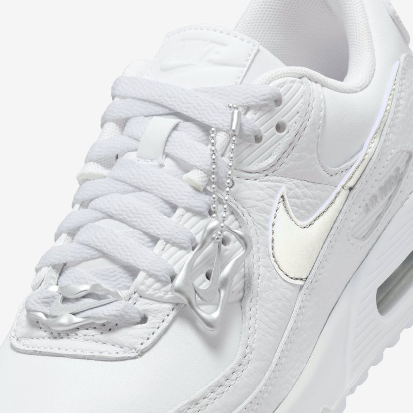 Nike Air Max 90 Wmns White Metallic Silver Foto 8