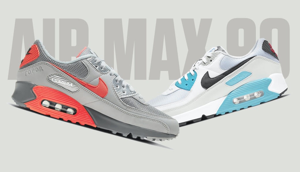 Nike kondigt de Air Max 90 Moscow en Chlorine Blue aan