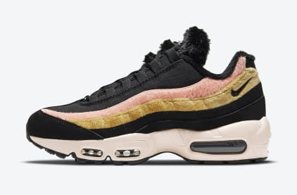 Nike voorziet deze upcoming Air Max 95 van diverse zachte furry materialen