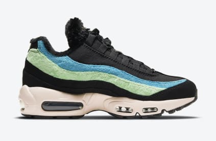 Nike voorziet deze upcoming Air Max 95 van diverse zachte furry materialen