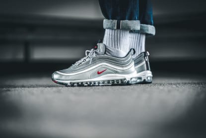 Nike air max 97 silver bullet heren best sale