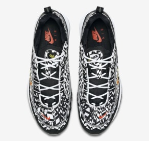 Onderweg: De Nike Air Max 98 All Over Print Black White