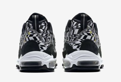 Onderweg: De Nike Air Max 98 All Over Print Black White