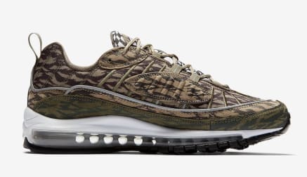 De Nike Air Max 98 All Over Print Camo Is Onderweg