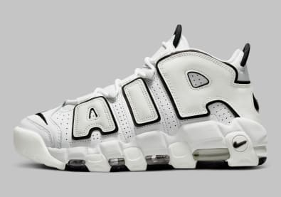 Nike Air More Uptempo White Black Foto 1