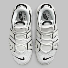 Nike Air More Uptempo White Black Foto 4