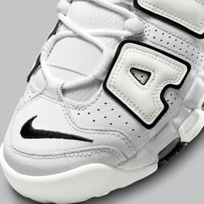 Nike Air More Uptempo White Black Foto 7