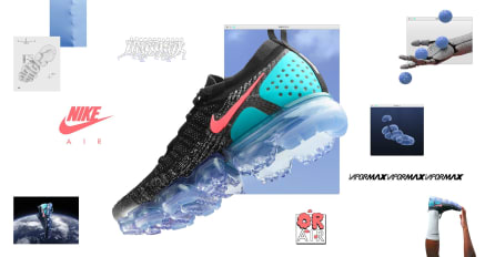 Nike Air VaporMax Flyknit 2.0 Blue Pink