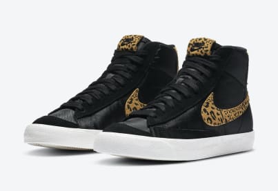 Fans van luipaardprints opgelet, deze Nike Blazer Mid "Leopard" dropt binnenkort