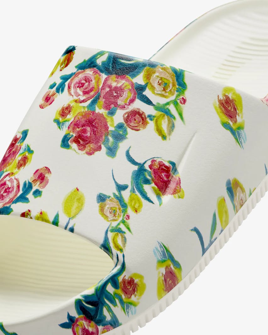 Nike Calm Slippers Floral Sail Foto 4