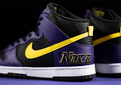 Nike Dunk High EMB Lakers foto 1