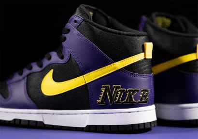 Nike Dunk High EMB Lakers foto 1