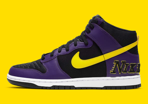 Nike Dunk High EMB Lakers foto 5