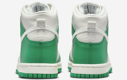 Nike Dunk High GS Grey Green Foto 5
