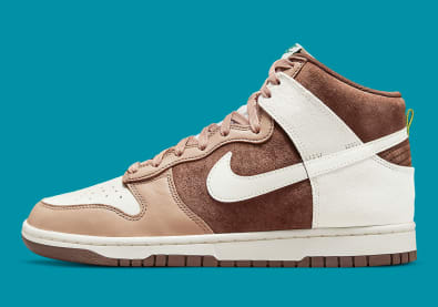 Nike Dunk High Light Chocolate Foto 2