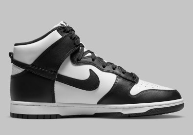 Nike Dunk High Retro Black White Foto 3