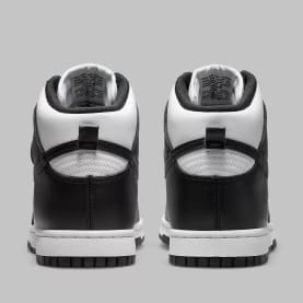 Nike Dunk High Retro Black White Foto 5