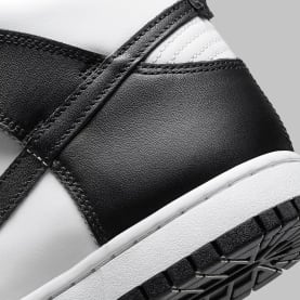 Nike Dunk High Retro Black White Foto 7