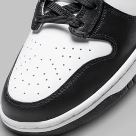 Nike Dunk High Retro Black White Foto 8