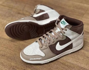 Nike Dunk High Retro Light Chocolate Foto 2