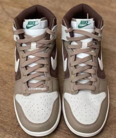 Nike Dunk High Retro Light Chocolate Foto 4