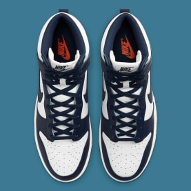 Nike Dunk High Retro Midnight Navy Foto 4