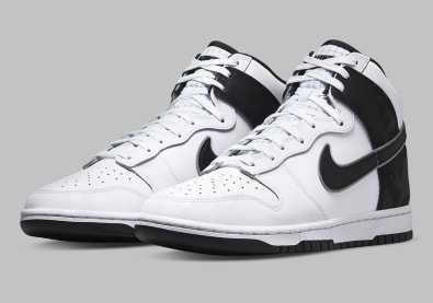 Nike Dunk High Retro SE White Black Foto 1