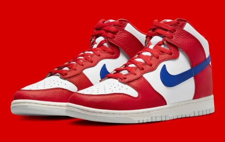 Rood witte discount nikes