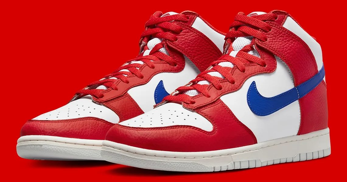 Nike rood blauw hotsell