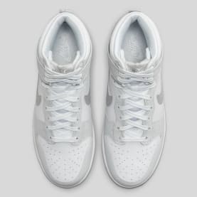 Nike Dunk High Silver Swoosh Foto 4