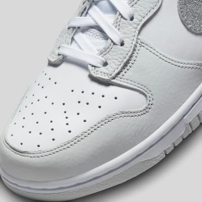 Nike Dunk High Silver Swoosh Foto 7