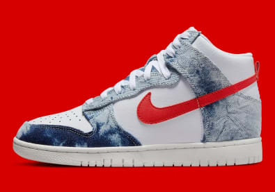 Nike Dunk High Washed Denim Foto 2