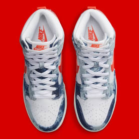 Nike Dunk High Washed Denim Foto 4