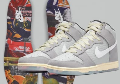 Nike Dunk High Wolf Grey Foto 1