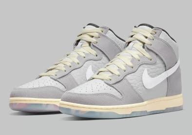 Nike Dunk High Wolf Grey Foto 2