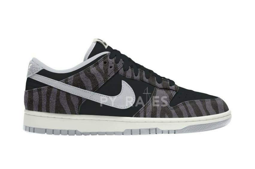 Nike Dunk Low Animal Pack Black Pure Platinum