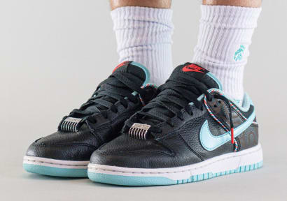 Nike Dunk Low Barber Shop Foto 1