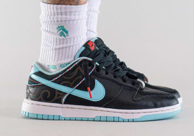 Nike Dunk Low Barber Shop Foto 4