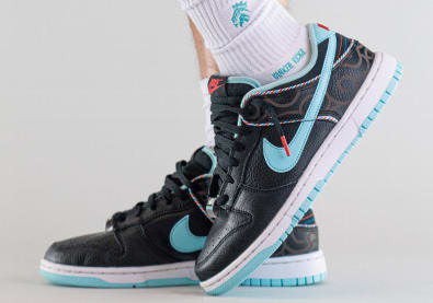 Nike Dunk Low Barber Shop Foto 6