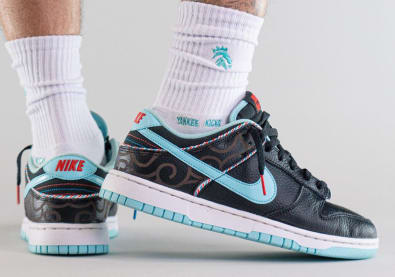 Nike Dunk Low Barber Shop Foto 8