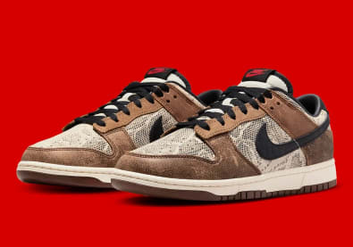 Nike Dunk Low CO JP Brown Snakeskin Foto 1