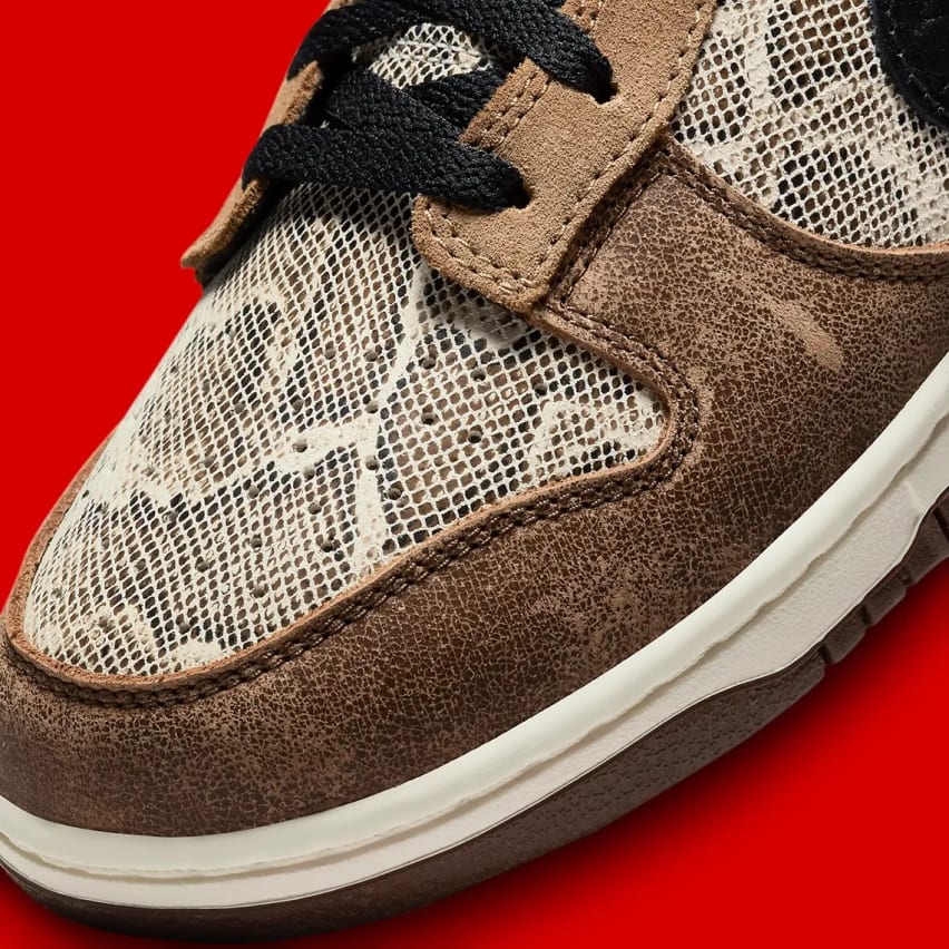 Nike Dunk Low CO JP Brown Snakeskin Foto 7