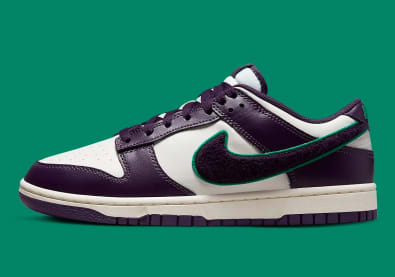 Nike Dunk Low Chenille Swoosh Foto 2