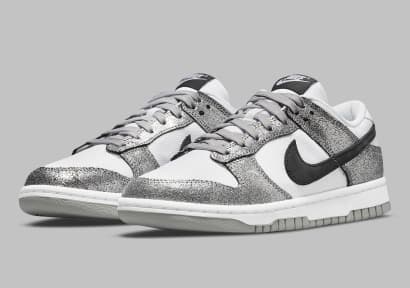 Nike Dunk Low Cracked Silver Foto 1