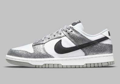 Nike Dunk Low Cracked Silver Foto 2