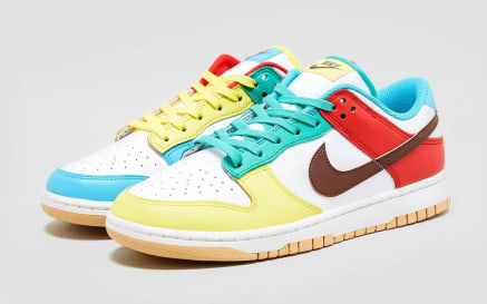 Check nu de foto's van Nike Dunk Low Free 99 Pack