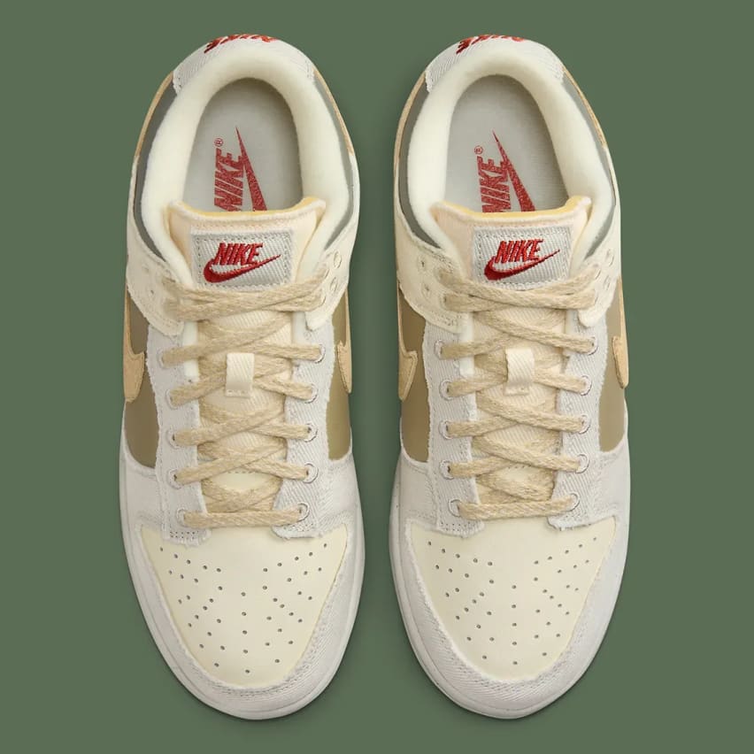 Nike Dunk Low Light Bone and Dark Stucco Foto 5